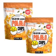 Load image into Gallery viewer, 新加坡香味 - 咸蛋薯片 FRAGRANCE Salted Egg Potato Chips #1212