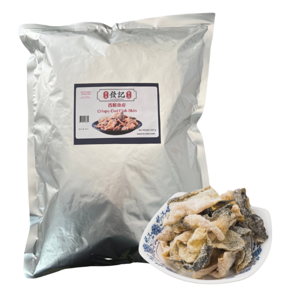 [香港製造] 發記香港粉麵檔 香脆魚皮 (餐館裝)  HK Crispy Fish Skin 600 g  (Noodle Shop Exclusive)   #0615