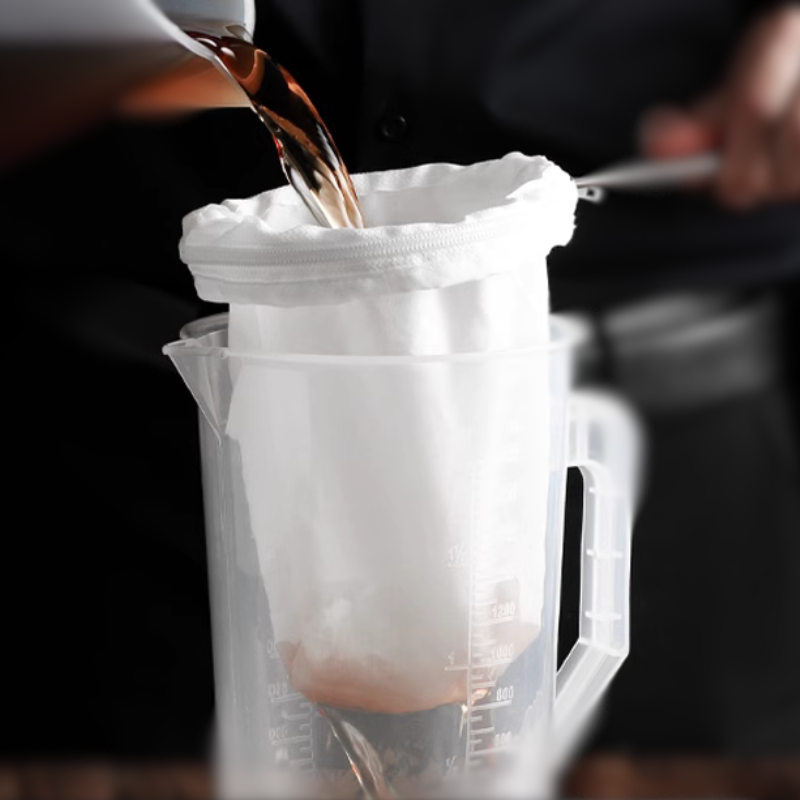 奶茶製作茶具 - 高密度拉鏈濾茶袋  Tea Strainer (Filter Refill) w/zipper  #3646A