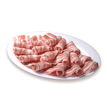 Load image into Gallery viewer, 薄切五花肉卷 (2磅) Ultra Thin Pork Belly Slides for Shabu Shabu Hot Pot  #1827a-2
