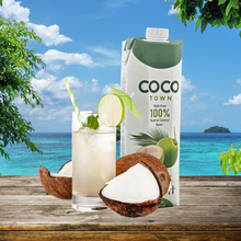 Load image into Gallery viewer, 鮮椰子汁 (越南椰子水) COCOTOWN 100% Natural Coconut Juice 1000 ml  #2608
