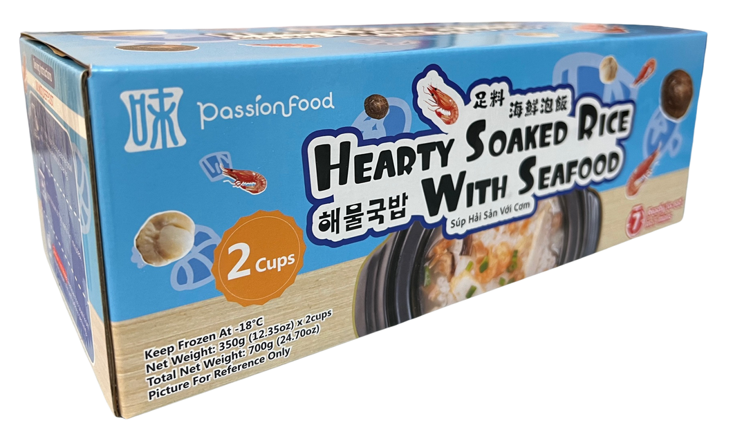 味-足料海鮮泡飯 - 2 碗 700g Passion Food - Hearty Soaked Rice with Seafood 2 Bowls #5709