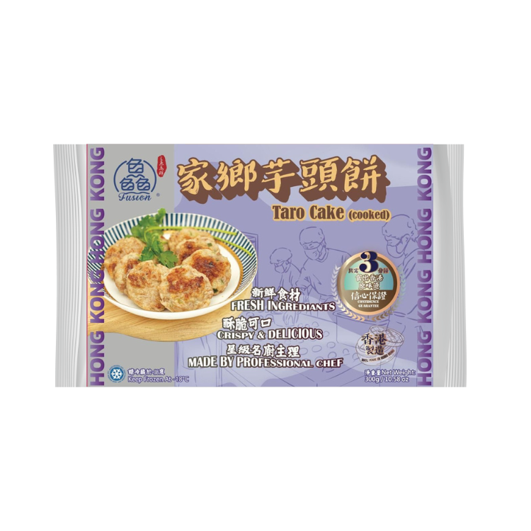 [香港製造] 鱻 - 家鄉芋頭餅 FISH³ FUSION Taro Cake (Cooked) 300 g  #3952