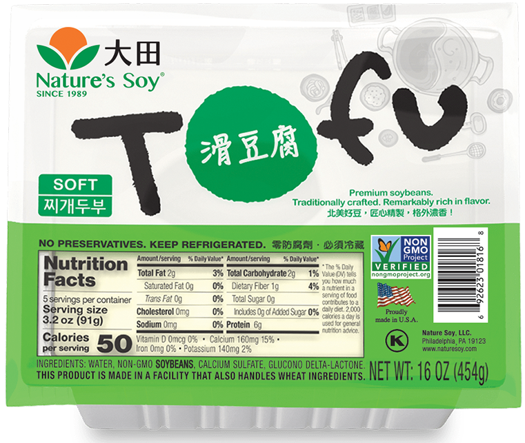 大田- 滑豆腐(合) Nature Soy- Soft Tofu 16oz #4812