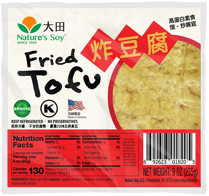 大田- 炸豆腐	Nature Soy- Fried Tofu 9oz  #4821