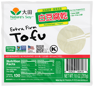 大田- 白豆干	Nature Soy- Extra Firm Tofu 10oz #4823