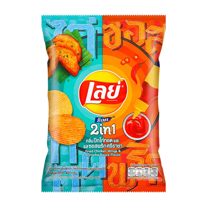 [泰國限定] LAY‘S 是拉差雞翼味 LAY'S THAILAND Fried Chicken Wings & Sriracha Sauce Flavor Potato Chips (limited edition) 1.40 oz #4379