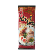 鹿兒島香辣豚骨風味拉麵 (2人份) Kagoshima Style Spicy Tonkotsu Pork Broth Flv Ramen (2servings)  5.53 oz  #4117A