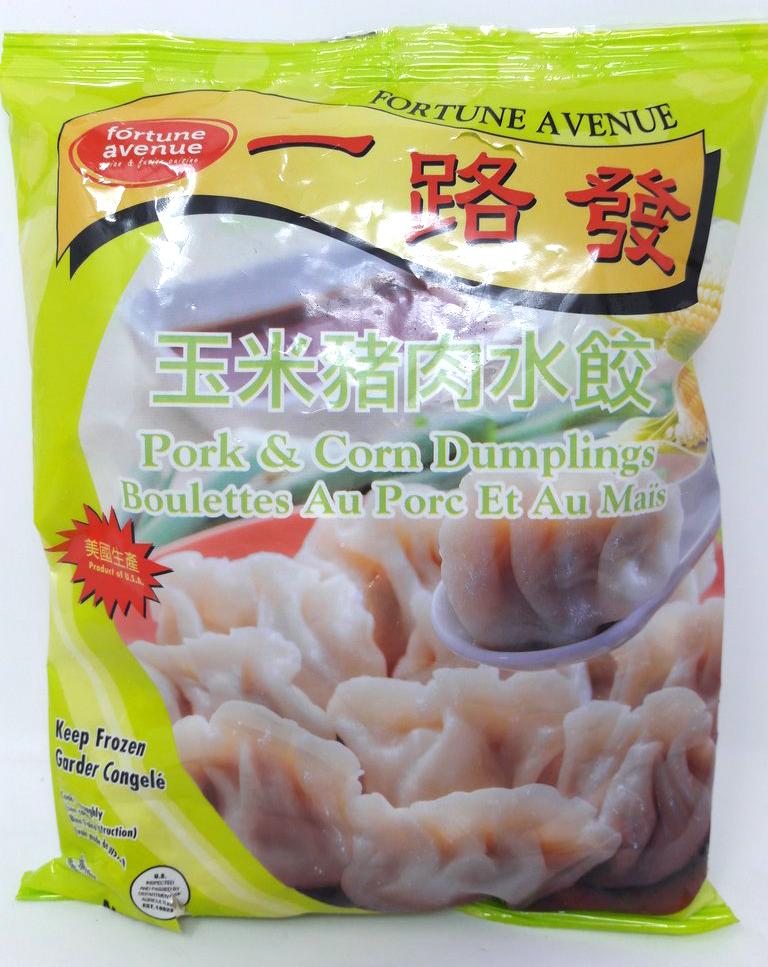 一路發 - 玉米豬肉水餃 Corn & Pork Dumplings #1304