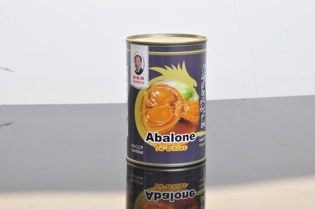 海魁牌 - 原湯鮑魚 (十頭) HAIKUI Canned Abalone in Brine (10pc)  #2003
