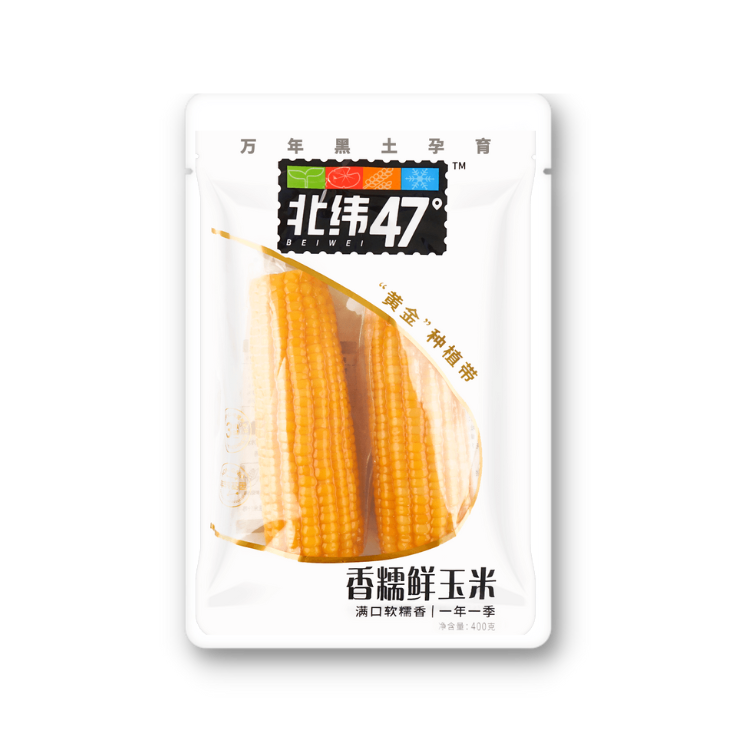 [非冷凍] 北緯47° - 香糯鮮玉米 BEIWEI47 Non-Frozen Aroma Waxy Corn (2pc) 400 g  #5116