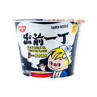出前一丁碗麵 - 黑蒜油豬骨湯味 NISSIN Ramen Noodle (Black Garlic Oil Tonkotsu Flavor) #1709a