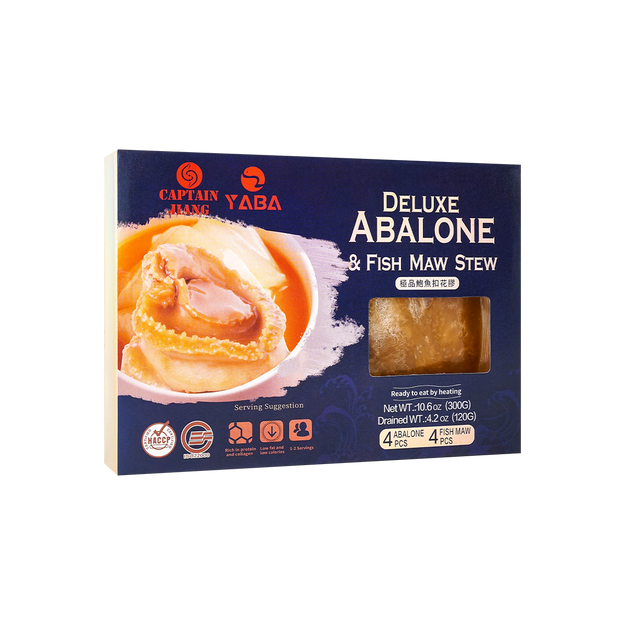 江船長 - 極品鮑魚扣花膠 CAPTAIN JIANG YABA Deluxe Abalone & Fish Maw Stew 300 g  #3922