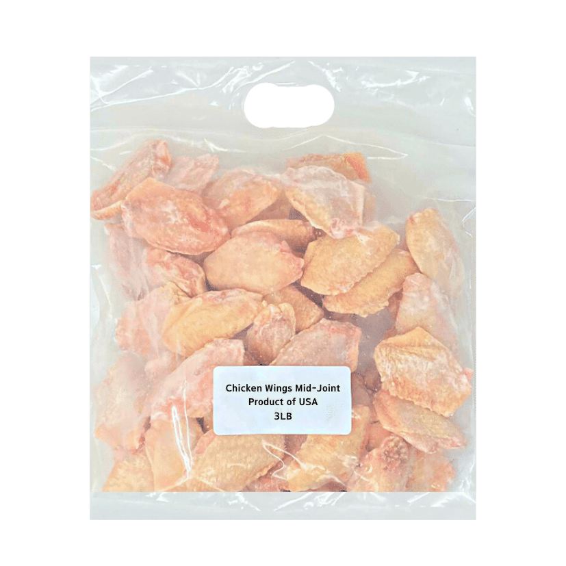 美國 雞中翼 3 磅裝 USA Chicken Mid Joint Wings 3 LB  #1121c-3