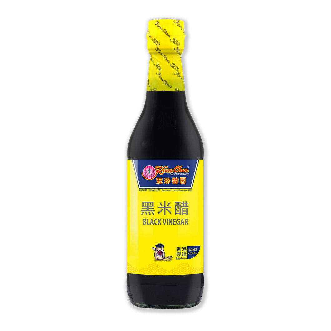 香港冠珍醬園 - 黑米醋 KOON CHUN Black Vinegar 16.9 oz  #2912