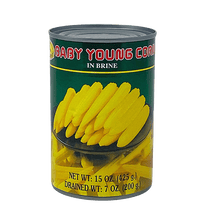 Load image into Gallery viewer, 蜻蜓牌 - 嫩玉米筍 DRAGONFLY Canned Baby Young Corn in Brine  15 oz  #2539
