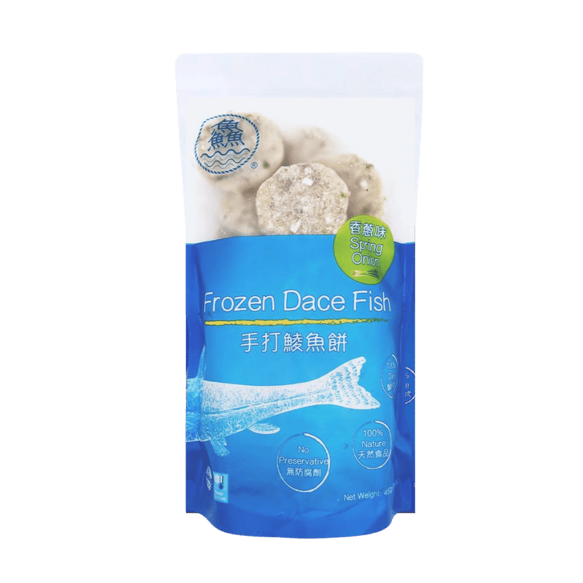 鱻 - 手打鯪魚餅 (香蔥味) FISH³ Frozen Dace Fish with Spring Onion  #3902a