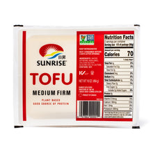 Load image into Gallery viewer, 日昇 - 紅盒豆腐 (中硬) SUNRISE Medium Firm Tofu (Red) 16 oz  #0069
