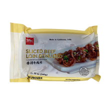 Load image into Gallery viewer, 香滑牛肉片(已調味) SB Seasoned Sliced Beef Loin Denuded 12 oz  #0210A

