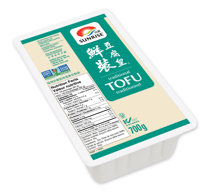 [新上市!] 日昇 - 鮮裝豆腐皇 SUNRISE Traditional Freshpack Tofu (Non-GMO) 700 g  #0070