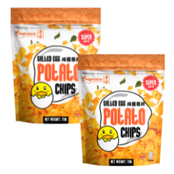 新加坡香味 - 咸蛋薯片 FRAGRANCE Salted Egg Potato Chips  #1212
