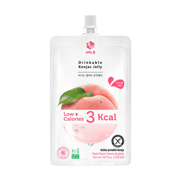 韓國低卡蒟蒻果凍 桃子口味 Sugar Free Low Calories Konjac Jelly Drink Peach Flavor 150 ml  #4371