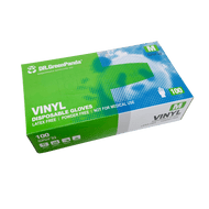 即棄膠手套 - 透明 (M碼) 100隻  Dr. Green Panda Vinyl Disposable Gloves 100pcs (Latex & Powder Free) Size M (Clear)  #3626M