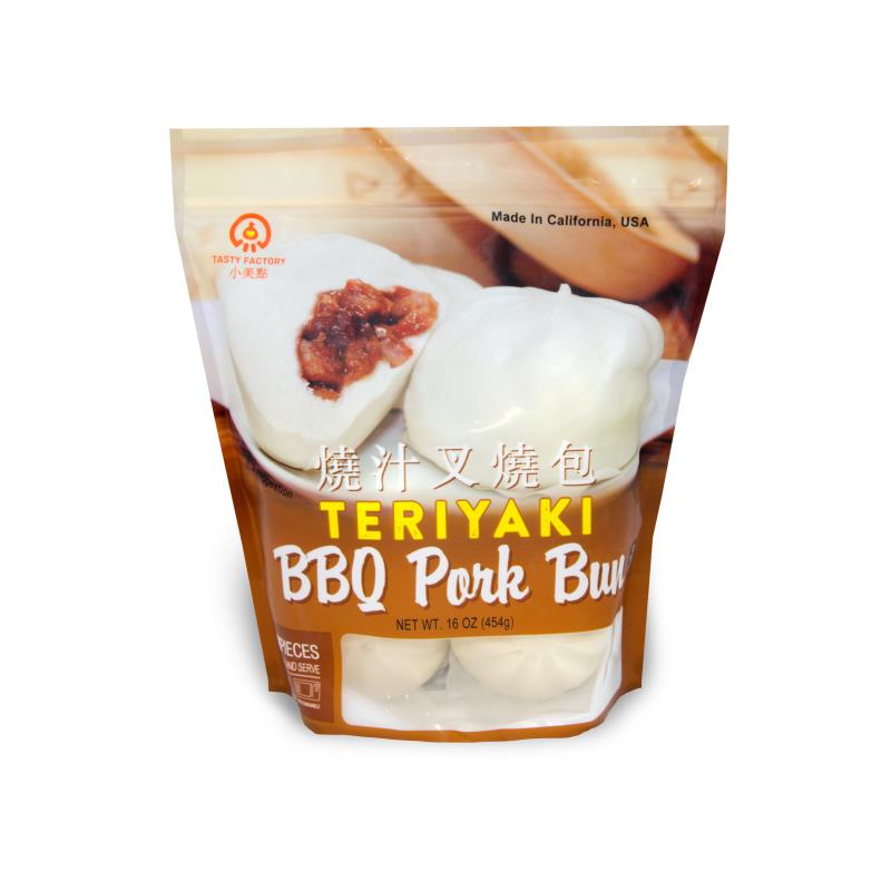 小美點 - 燒汁叉燒包  8個 Teriyaki BBQ Pork Bun 16 oz (8pcs)   #0216