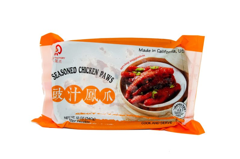 小美點 - 豉汁鳳爪 TF Seasoned Chicken Paws 340 g  #0204