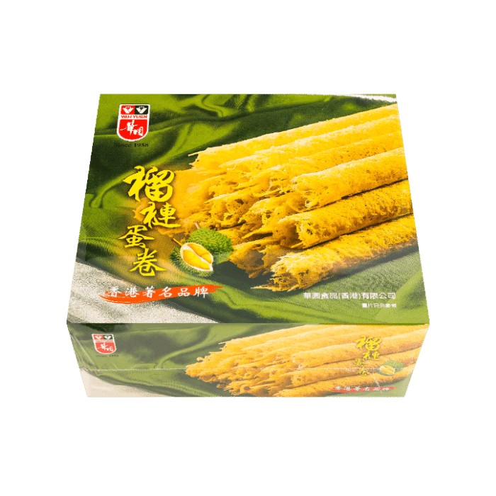 華園 - 榴槤蛋卷 WAH YUEN Durian Egg Rolls 1 lb  #5123